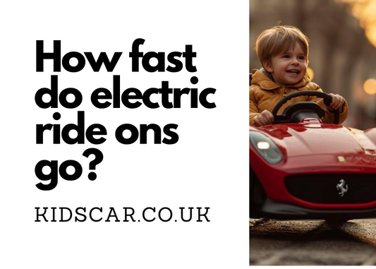 How Fast Do Kids Electric Ride On Cars Go?