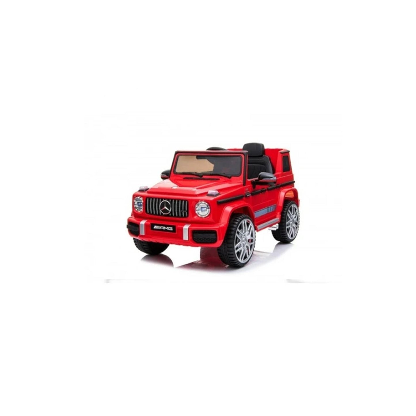 Red Mercedes G63 AMG Electric Kids Ride-On Jeep with Remote Controls at Kids Car Store.