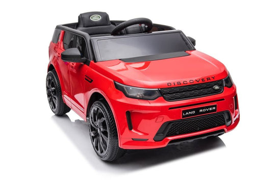 Red Land Rover Range Rover Discovery kids car with parental remote control, 12-volt electric ride