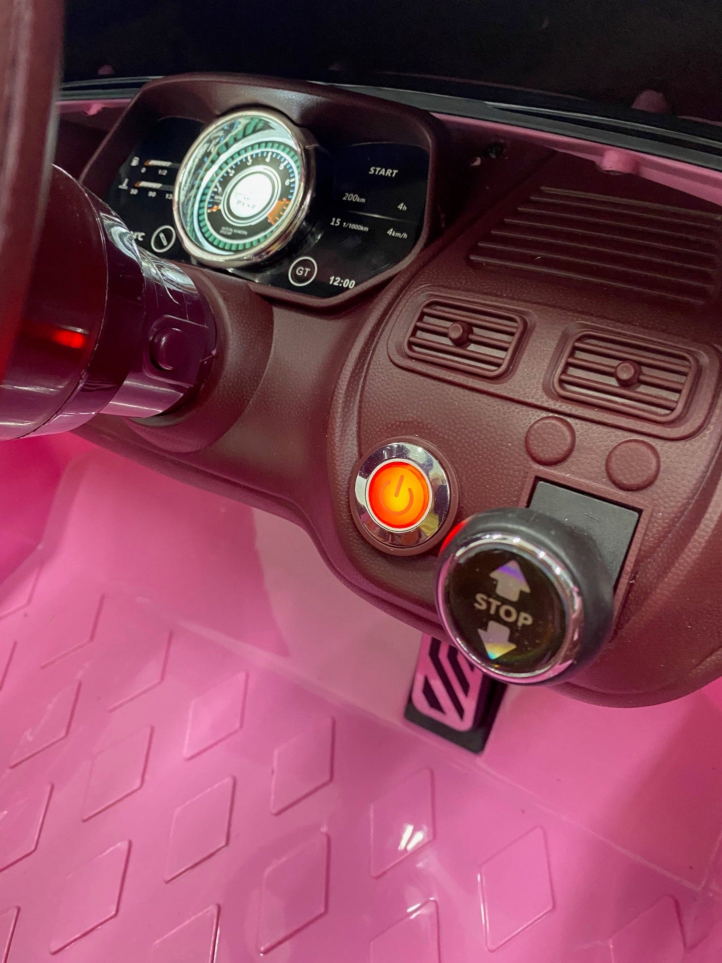 Pink Aston Martin DB11 Kids Electric Ride on Car