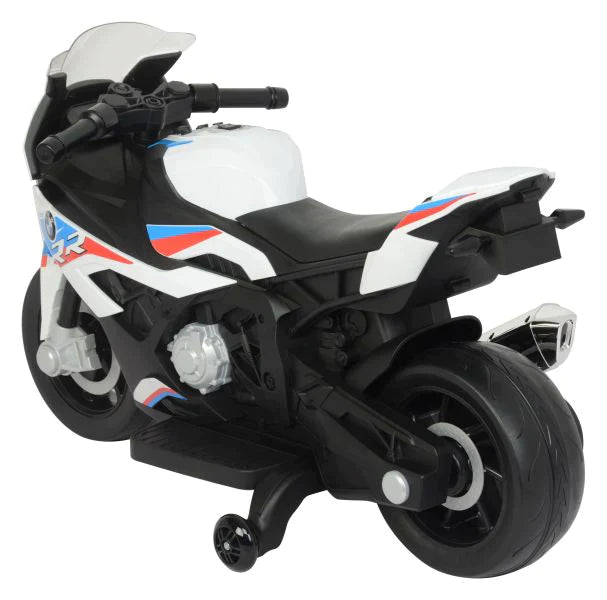 Sporty BMW Electric Ride-On Mini Motorbike for kids on a white background