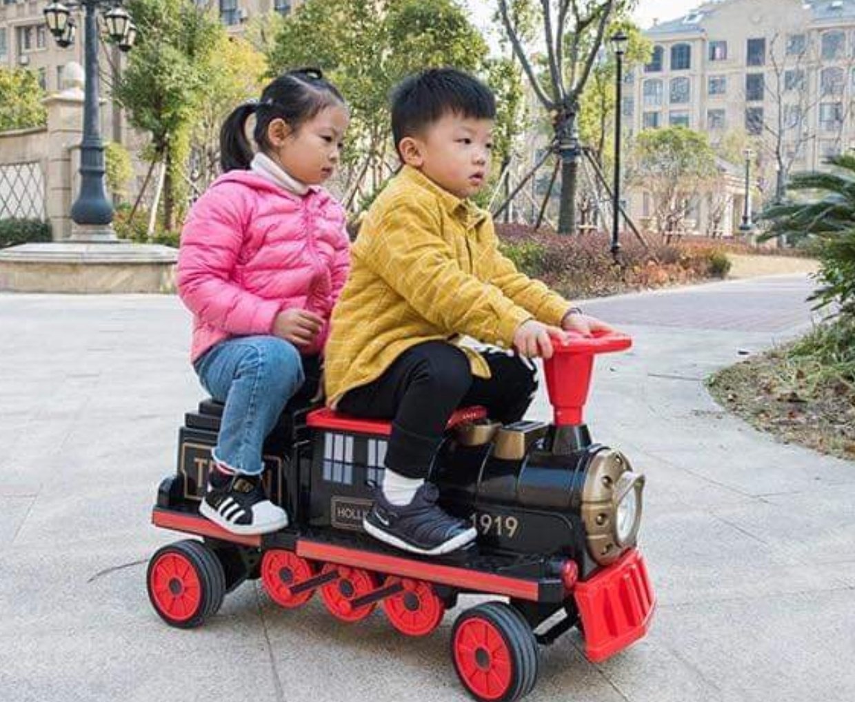 Train Carridge Electric Ride on 2 seats 12 Volt