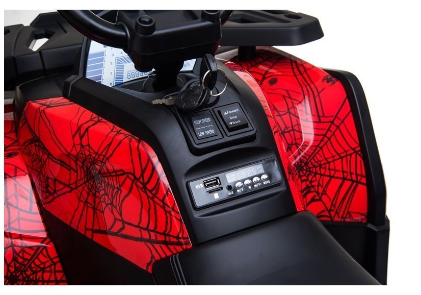 XMX607 Kids ride on Quad bike 12v - Spider Red