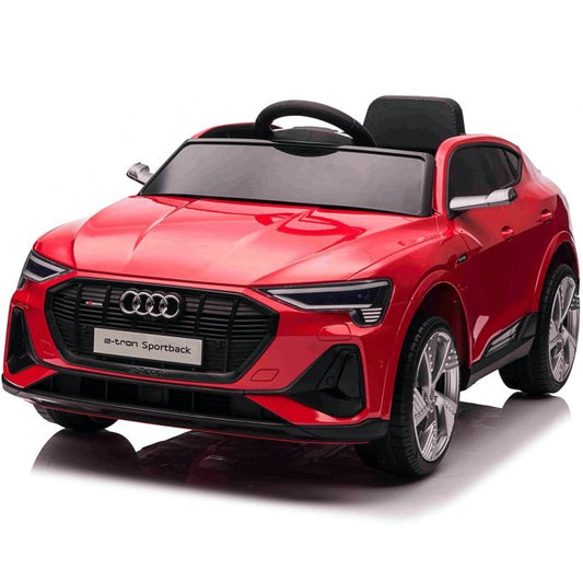 Red Audi E-Tron Sportback Electric Ride-on Car for Children with Parental Remote Control