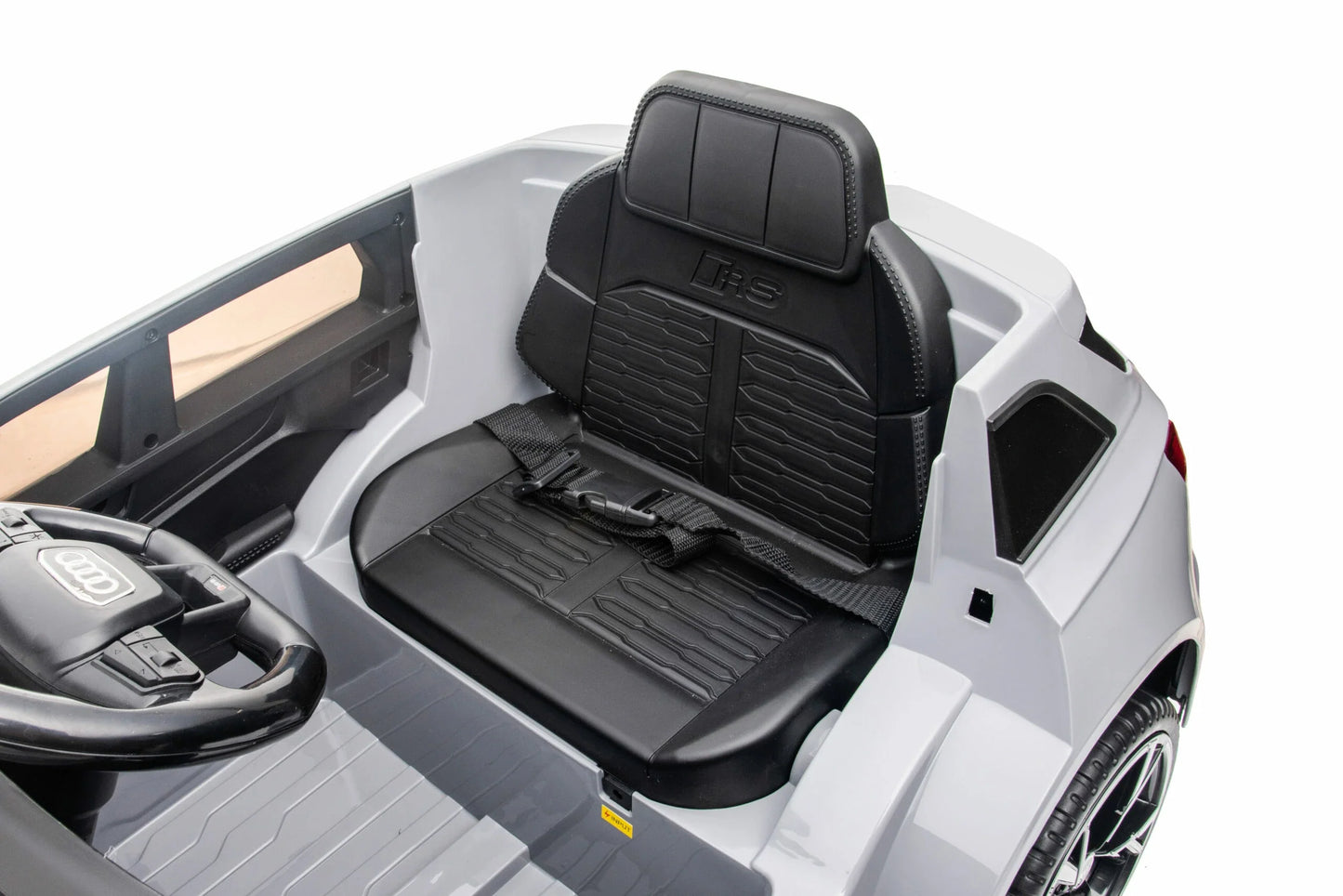 White Audi RS6 Kids Electric Ride on Car