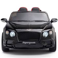 Blue Bentley Continental Supersports 12 Volt Electric Ride On Car for Kids