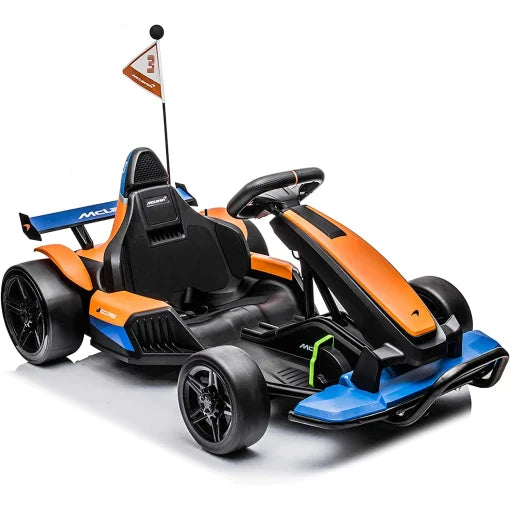 24V McLaren Electric Go Kart for Kids with Racing Design and Drift Functionality