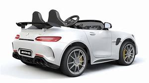 "White Mercedes AMG GTR 2 Seater 24v remote controlled car available at Kids Car Store"