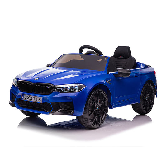 Blue BMW M5 Drift Kids Electric Ride-On Car with Parental Remote Control