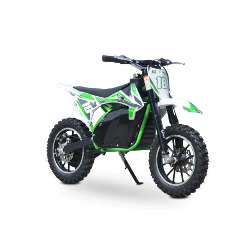 Green Kids Electric Dirt Bike | Neo Outlaw Mini Motorbike| 800W 36V