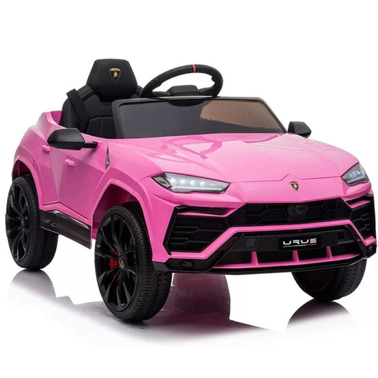 12 Volt Pink Lamborghini Urus Electric SUV for kids play