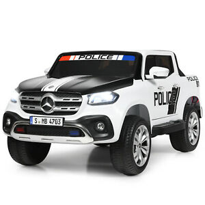 Electric Toy Police Car Modeled after Mercedes X Class Pick Up Truck