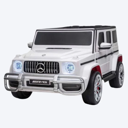 white G-Wagon Kids car electric ride on