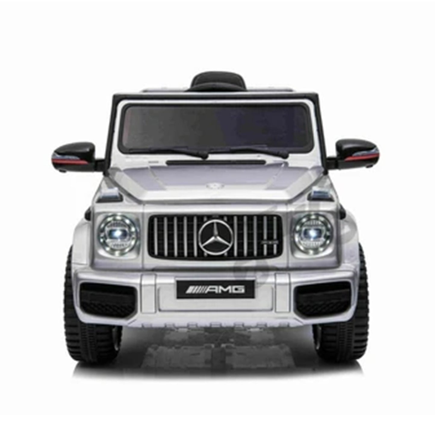 Silver Licensed Mercedes-Benz G63 AMG 12V Electric Ride on Car for Kids