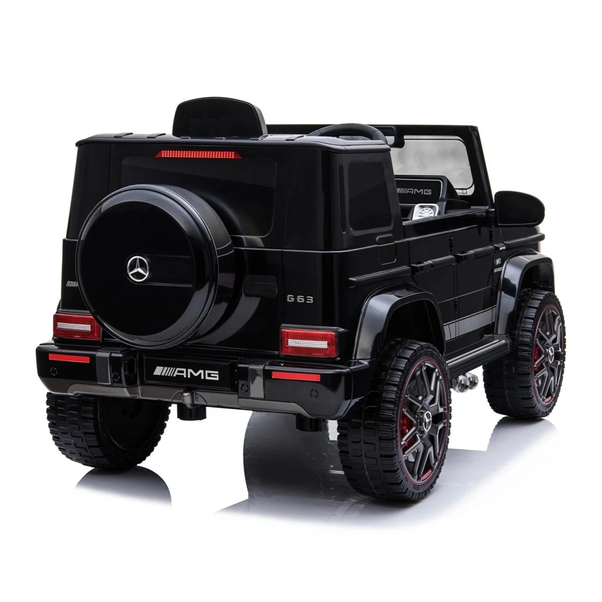 Black Mercedes G63 AMG Electric Ride-on Car 12 Volt for Kids.