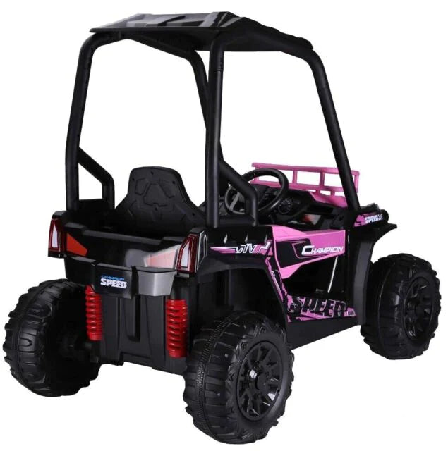 Pink High Roof Beach Buggy 24 Volt