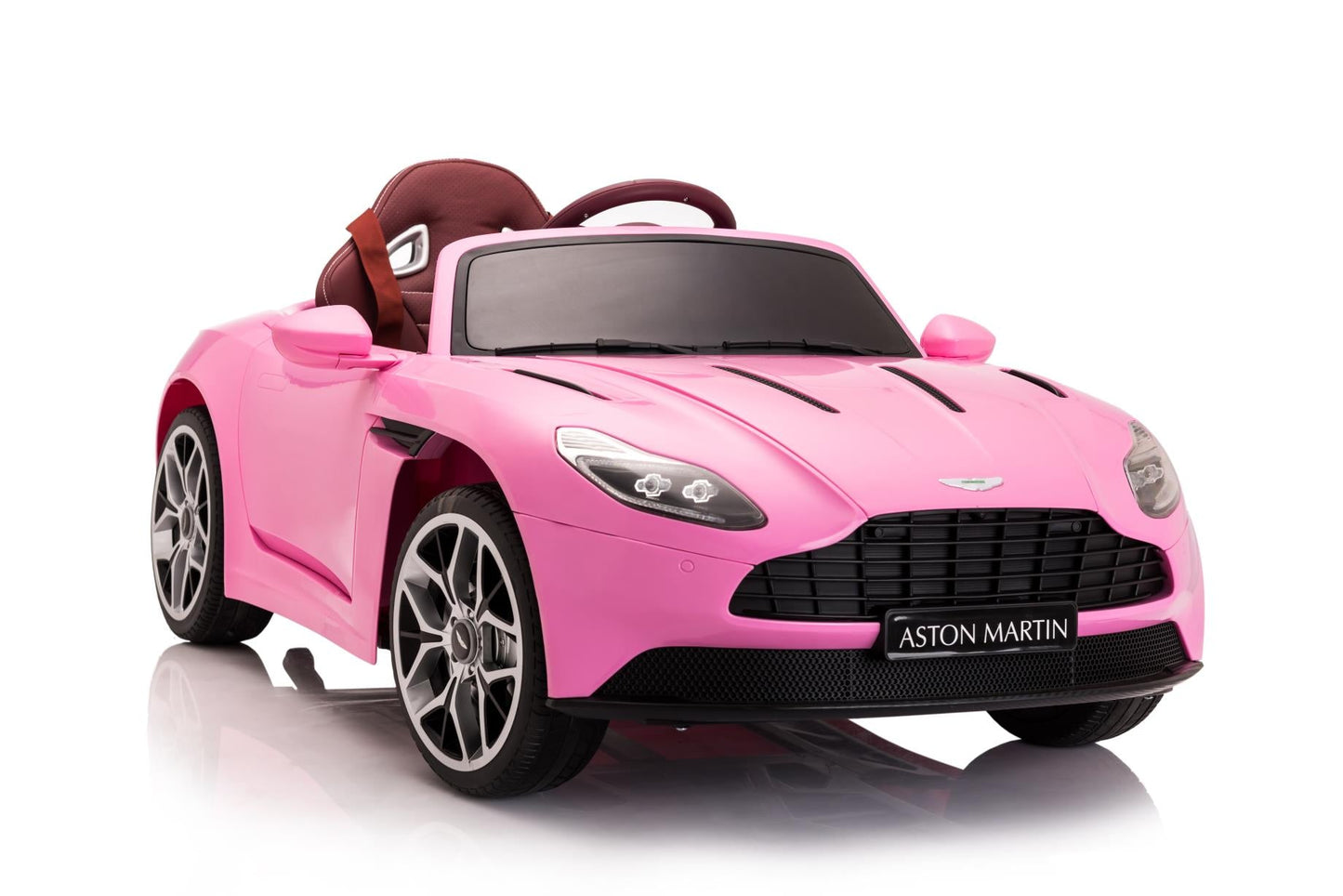 Pink Aston Martin DB11 Kids Electric Ride on Car