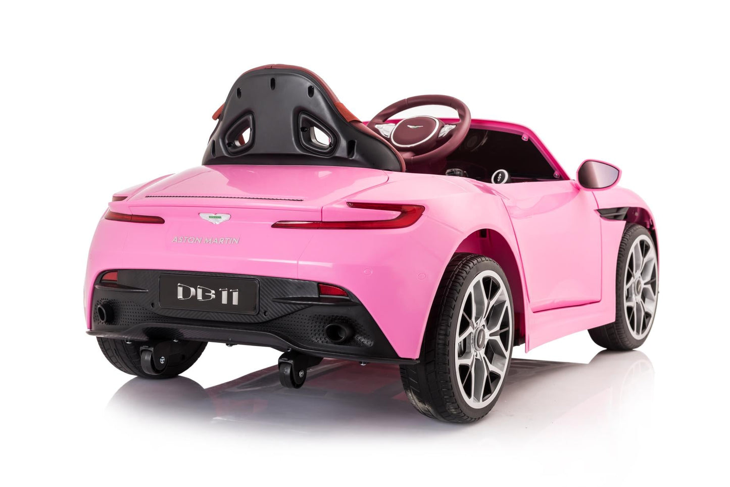 Pink Aston Martin DB11 Kids Electric Ride on Car