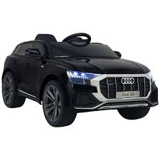 Black Audi Q8 SUV 12 Volt electric ride on toy car for kids