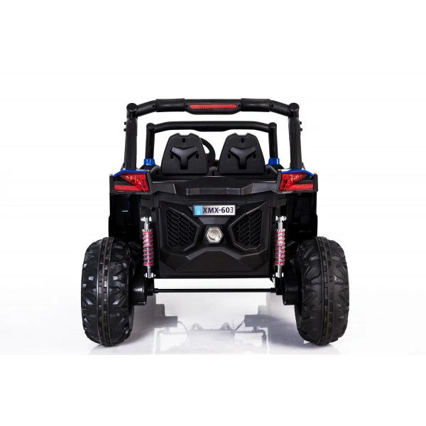 "Adventurous UTV-MX Buggy for kids on a white background"