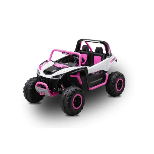 24V Pink and Black Electric Children's Ride-On ATV with EVA Rubber Wheels