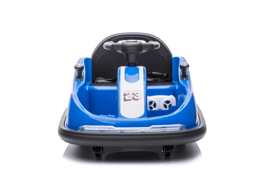 White Kids Bumper Car Electric Ride on with Remote