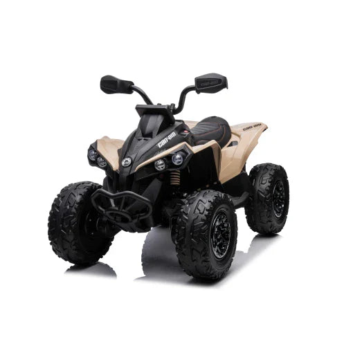 24V Cam-Am Maverick Renegade quad ATV ride on electric toy for kids on a white background