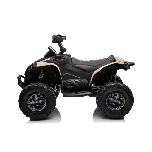 24V Cam-Am Maverick Quad ATV Renegade, electric ride-on toy for children on white background