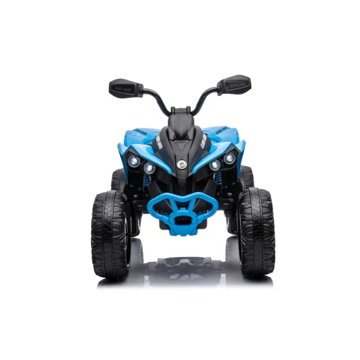 Blue-black Cam-Am Maverick 24V Quad ATV Renegade, an electric ride on toy for kids