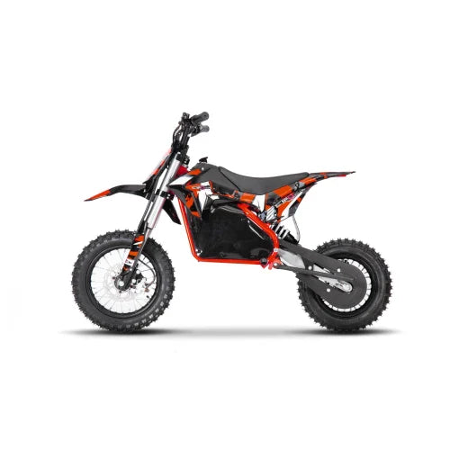 Red Electric Dirt Bike 48V 1200w