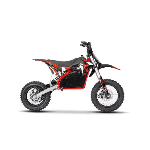 Red Electric Dirt Bike 48V 1200w