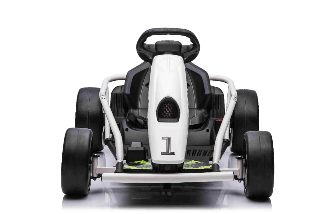 White Super Drift Go Kart 24 volt