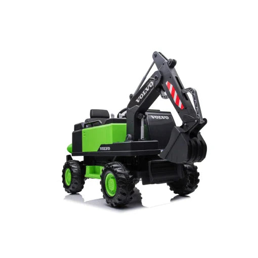 Volvo Kids Ride on Excavator 12V With Leather Seat and Eva Wheels and Parental Remote
