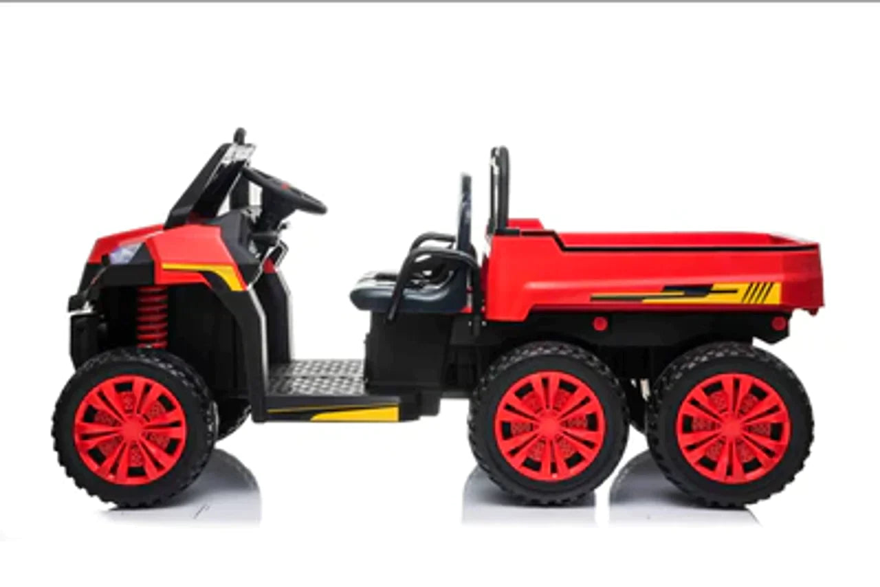 Red Farmer Tractor Electric Ride on 24 Volt