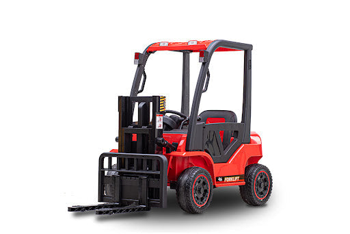 Red Forklift Truck Kids Electric Ride on 12 Volt