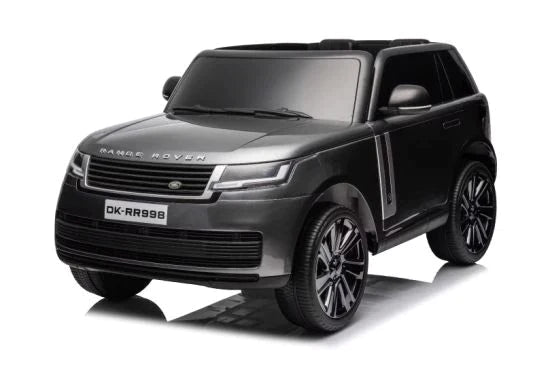 Grey Range Rover electric ride-on car for kids, 24 Volt, on a white background