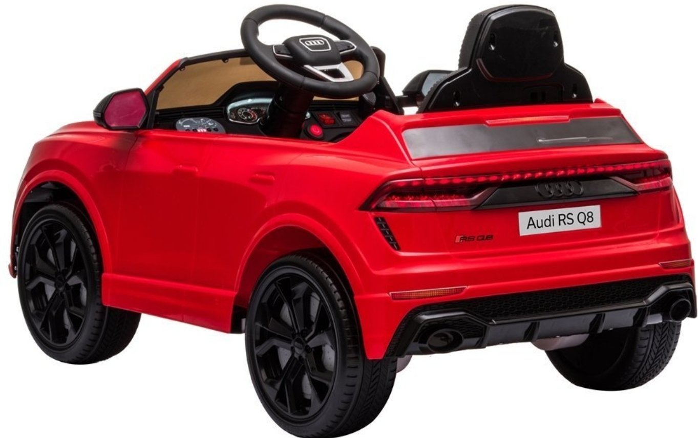 Red Audi RS Q8 12v Electric SUV Model Car for Children