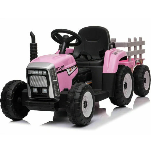 Tractor Electric Ride On with Trailer 12 Volt