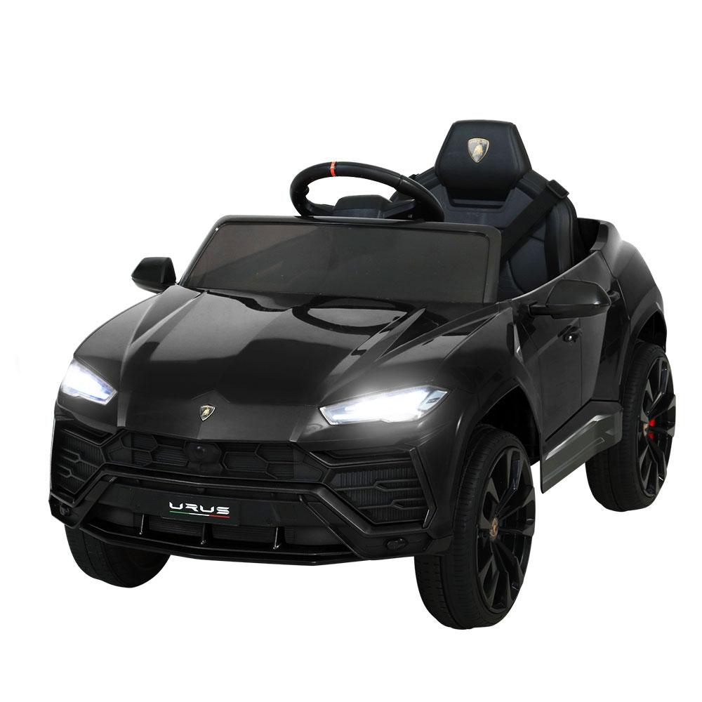 Children’s Black Lamborghini Urus Electric Ride-on SUV with Parental Remote Control