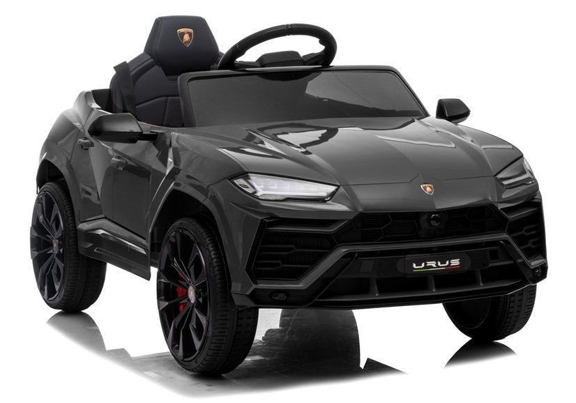 Black Lamborghini Urus Electric Ride On SUV for Kids, 12 Volt