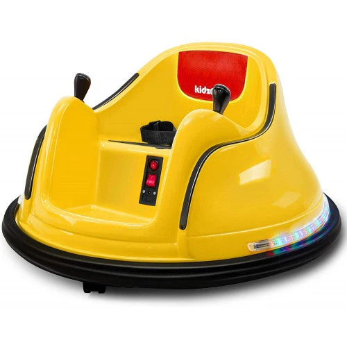 Yellow Kids Bumper Car 12 Volt