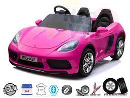 Pink XL Porsche Super XL Electric Ride On Car with 180W Brushless Motor 24V