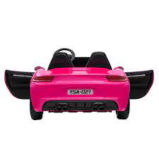 Pink XL Porsche Super XL Electric Ride On Car with 180W Brushless Motor 24V